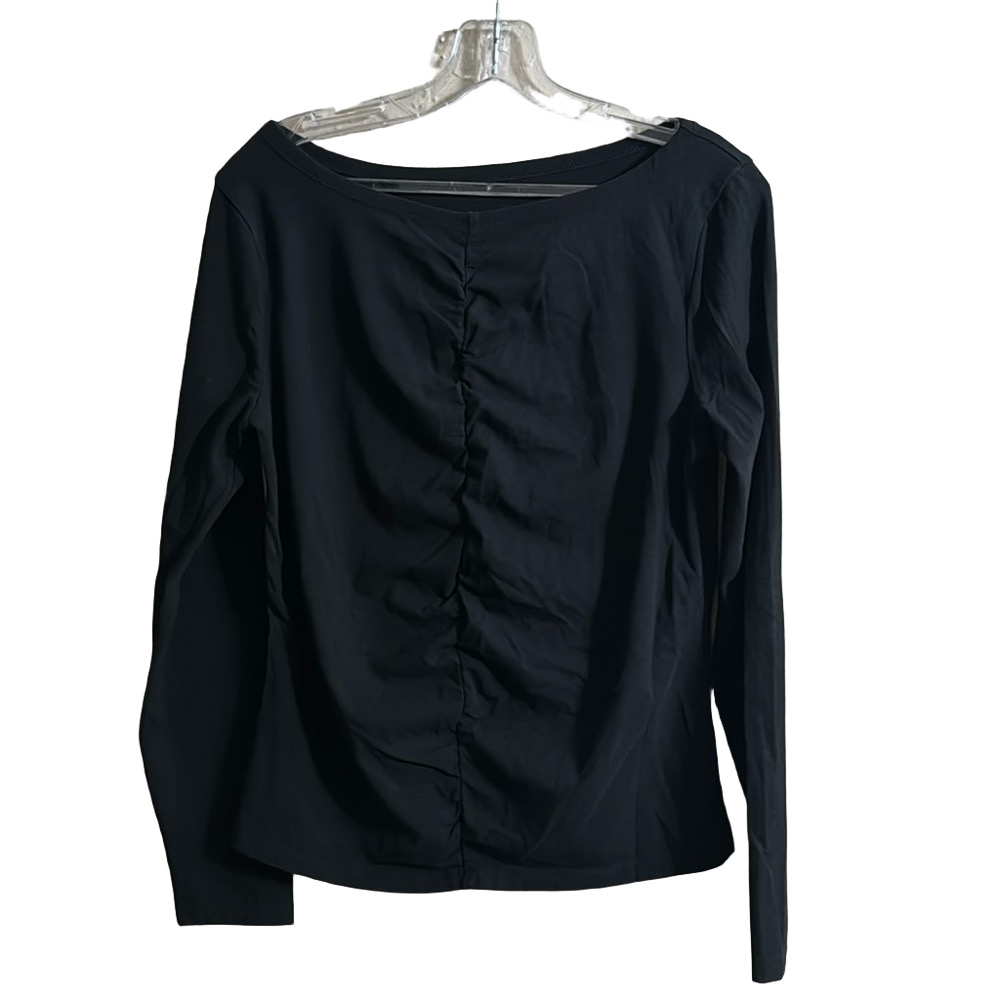 a new day longsleeve ruched front top